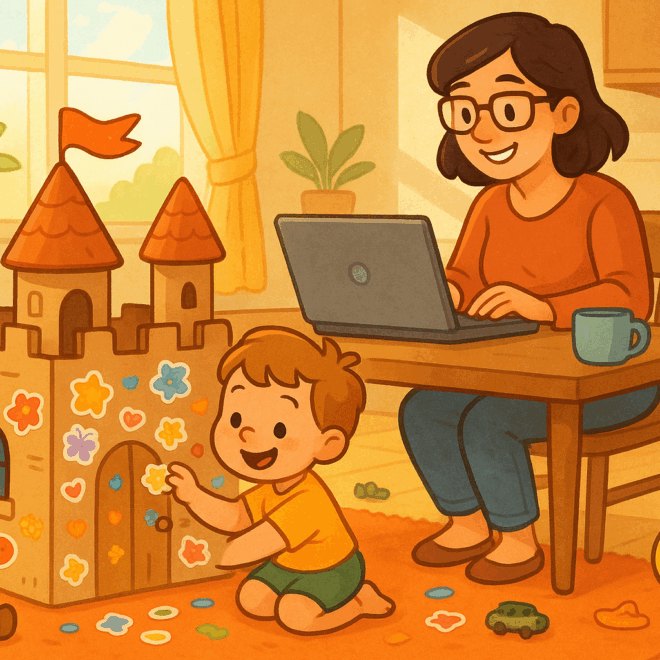 Working from Home with Toddlers: 15 Fun Activities to Keep Them Entertained