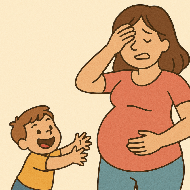 Pregnant with a Toddler: A Survival Comedy