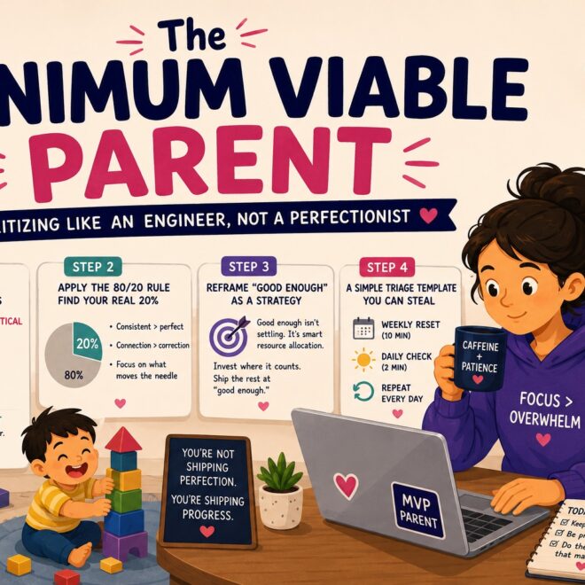 The “Minimum Viable Parent” Framework: Prioritizing Like an Engineer, Not a Perfectionist