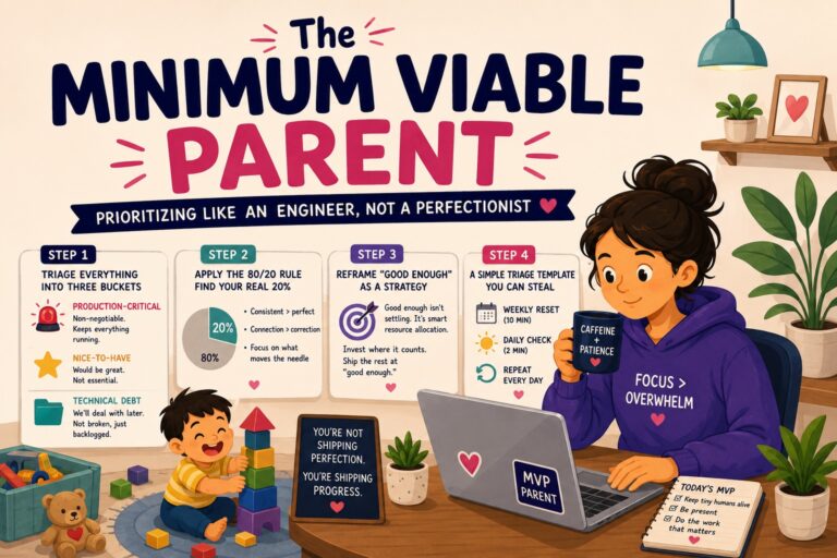 The “Minimum Viable Parent” Framework: Prioritizing Like an Engineer, Not a Perfectionist